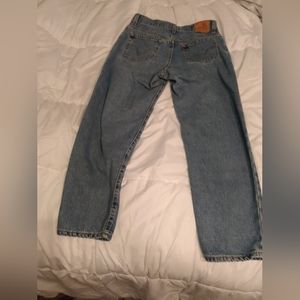 Misses Classic Relaxed Fit,Tapered Leg Stone Washed Sz 16 Levi  550 Jeans.